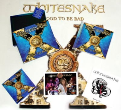 Whitesnake - Good to be bad 2 CD in Heavy Cardboad Box Poster Sticker Card NEU