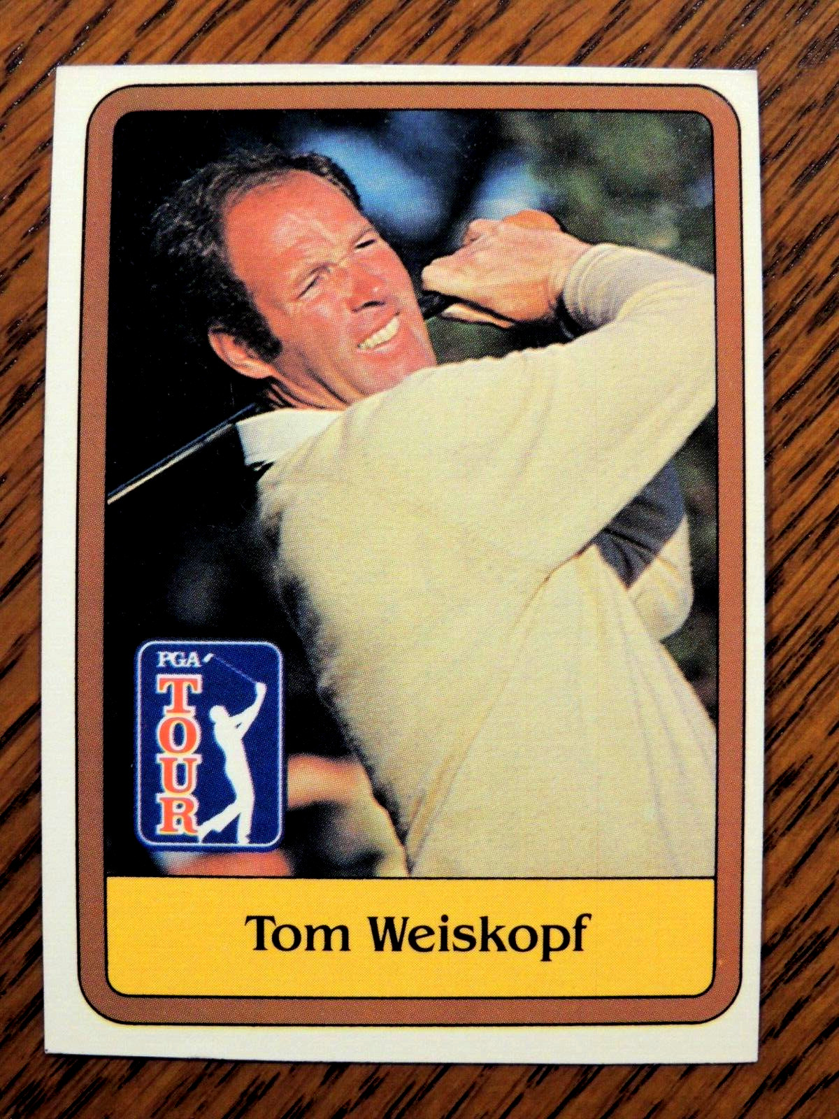 TOM WEISKOPF 1981 DONRUSS PGA TOUR RC #47     GOLF LEGEND