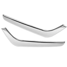 Chrome Front Fog Light Lower Eyelid Cover Trim For Honda CR-V CRV 2017 2018 2019