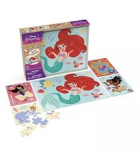 Disney Princess Wooden 5-Pack Puzzles New Sealed