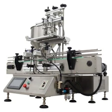 TECHTONGDA 110V Desktop Automatic Double Head Paste Filling Machine 5~60Bot/min