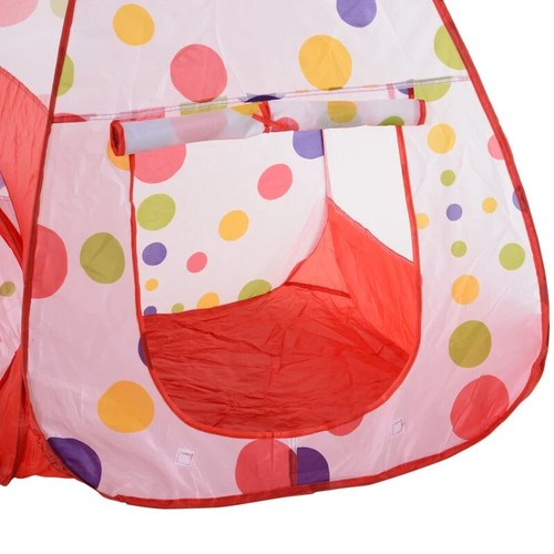 Tenda 3 in 1 per Bambini 18+ Mesi con Tunnel, Vasca Palline e Canestro, Sistema - Imagen 7 de 9