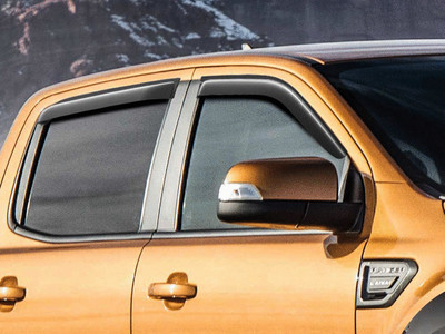 Genuine Ford Side Window Deflectors Smoke Low Profile VPB3Z-18246-A