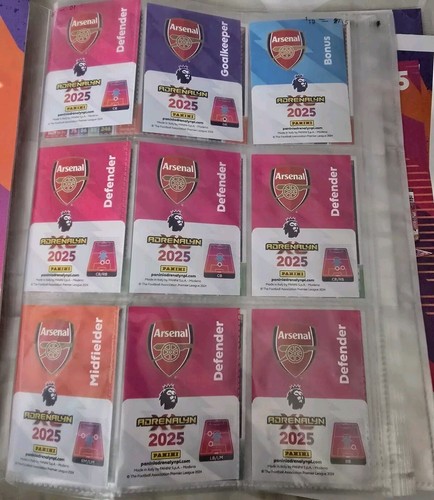 Panini Adrenalyn XL Premier League 24/2025 squadra ARSENAL con raccoglitore - Foto 8 di 9
