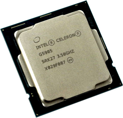 Intel Celeron G5905 Processor 3.50 GHZ CPU with Intel CPU SRK27