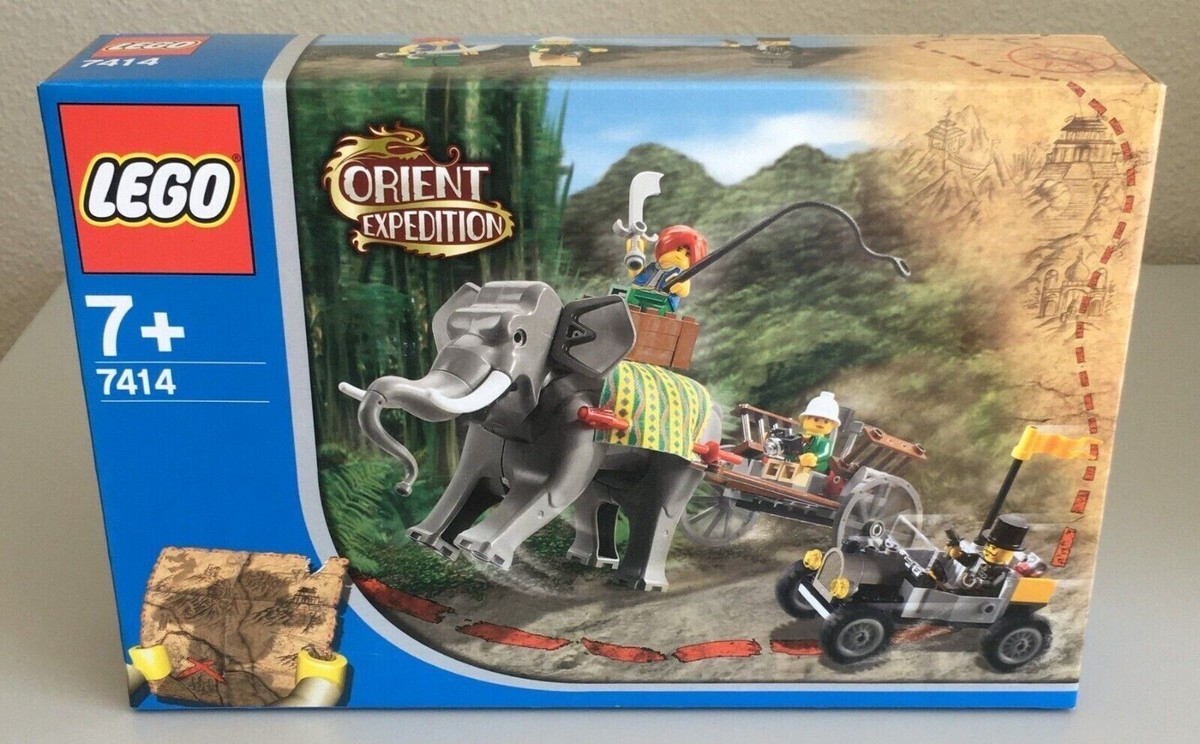 LEGO Adventurers Orient Expedition 7414 Elephant Caravan New
