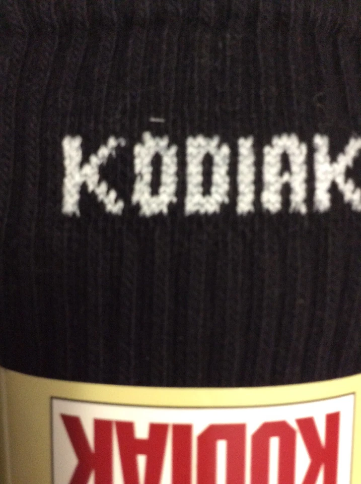 NUEVO 3 Pares Calcetines Kodiak Negros Spellout MUJERES Talla 9-11 Estilo 1730L Nuevo de Lote Antiguo Foto 2 de 4