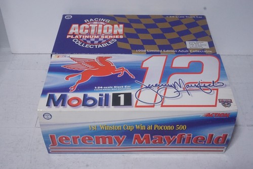 Action Jeremy Mayfield 1998 Mobil 1 Pocono 1st Win Ford Taurus 1/24 Nascar Model - 第 8/9 張圖片
