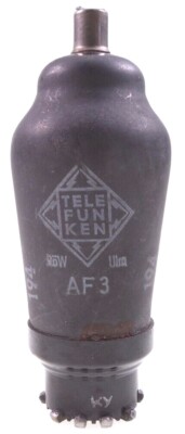 AF3 = WE33 = A4AMS3 = TAF3 = TF3 Telefunken Radio Röhre Tube well tested #5793
