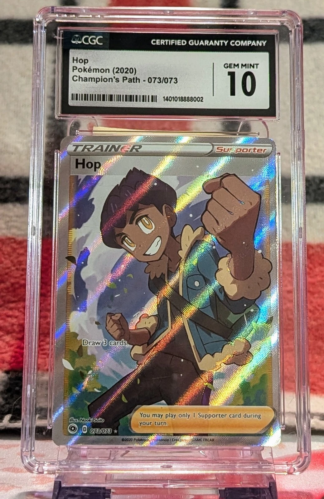 Hop 073/073 CGC 10 🔥Gem Mint🔥 Champion's Path🔥 Full Art (Ultra Rare)