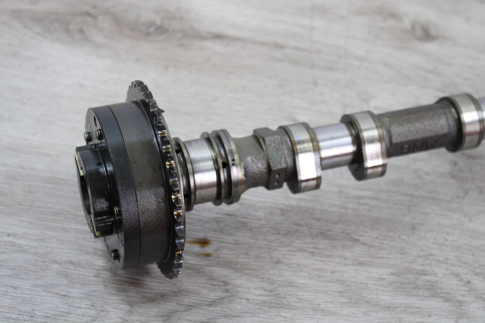 03-08 E65 E66 BMW 760I 760LI N73 ESCAPE MOTOR ÁRBOL DE LEVAS DERECHO SALIDA PIÑÓN Foto 2 de 4