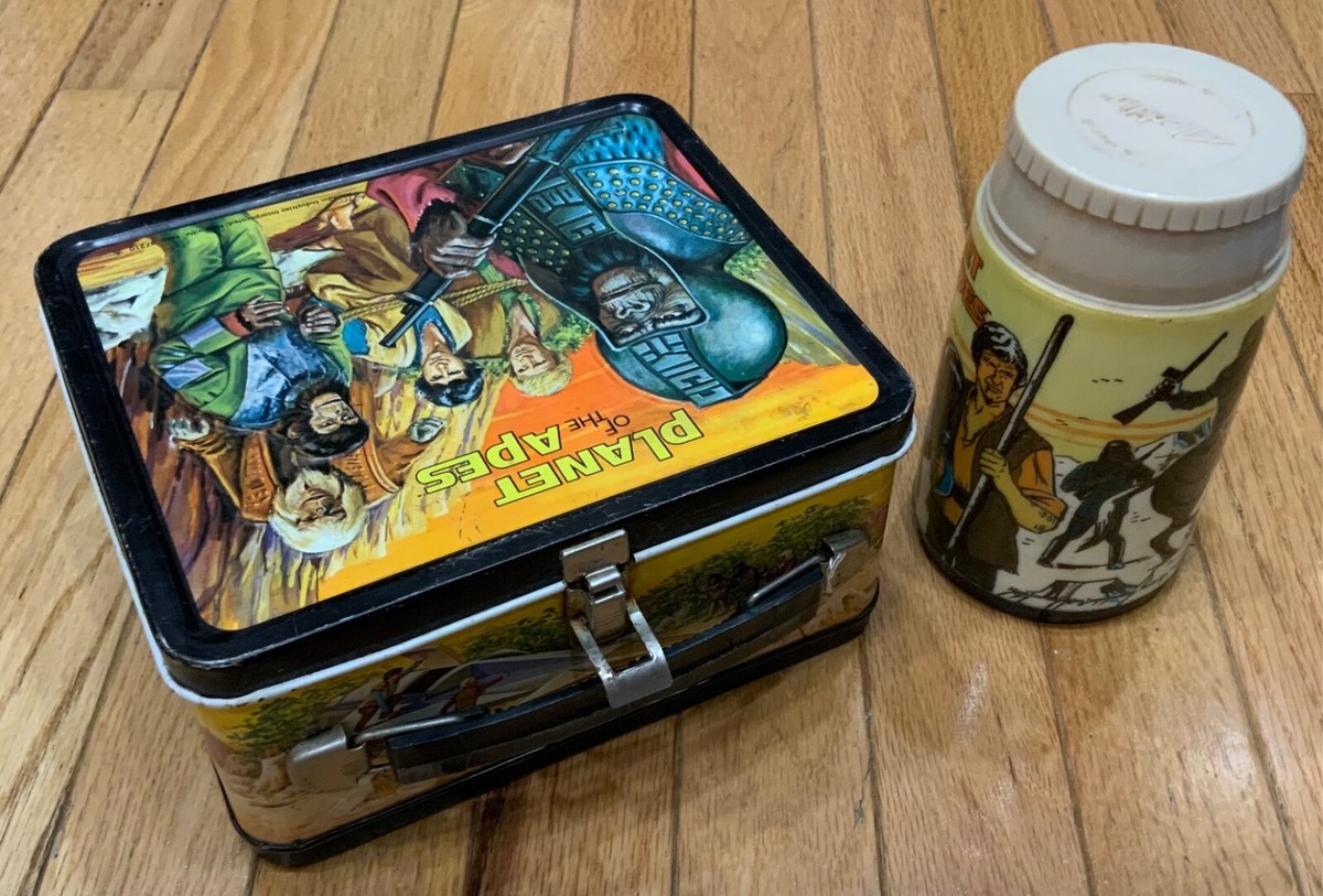 Planet of the Apes Vintage Aladdin 1974 Lunchbox & Thermos No Lid
