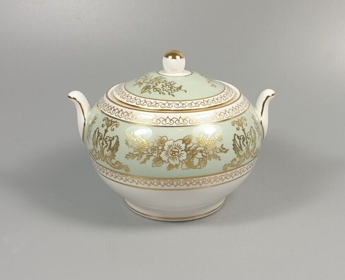 VAJILLA WEDGWOOD COLUMBIA VERDE SALVIA Y DORADA *SE VENDE INDIVIDUALMENTE ELIGE* - Imagen 59 de 66