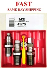 LEE Pacesetter 3 Die Set Very Limited Production 45/75 Discontinued SAMEDAYSHIP