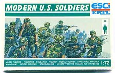 ESCI ERTL 239 - 1/72 scale Modern U.S. Soldiers - mint boxed set