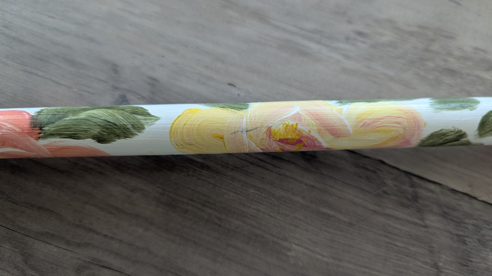 Walking Cane, Hand Painted With Solid Brass Duck … - image 8