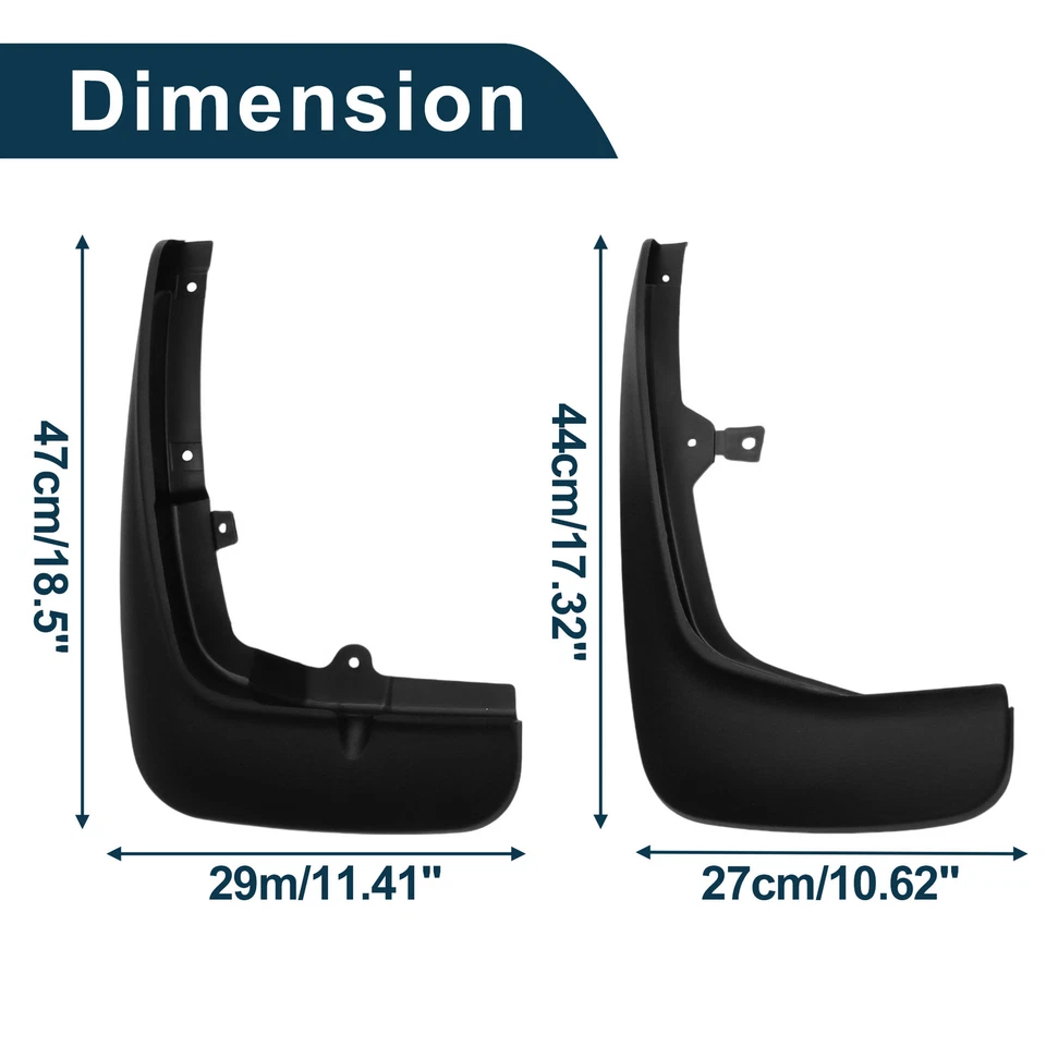 Mud flaps for Land Rover Range Rover Sport 2005-2013 mud flaps - Image 3 of 4