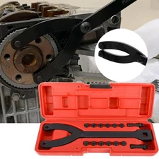 Adjustable Variable Pin Spanner Wrench Drive Fan Clutch Pully Holder Wrench Tool