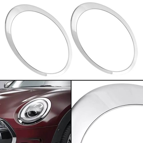 Headlight Trim Ring Chrome Left +Right ABS NEW For 2014-2019 MINI Clubman F54 - Picture 7 of 30