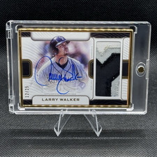 2023 Topps Definitive Framed Auto Patch Larry Walker FAC-LW /25 Rockies