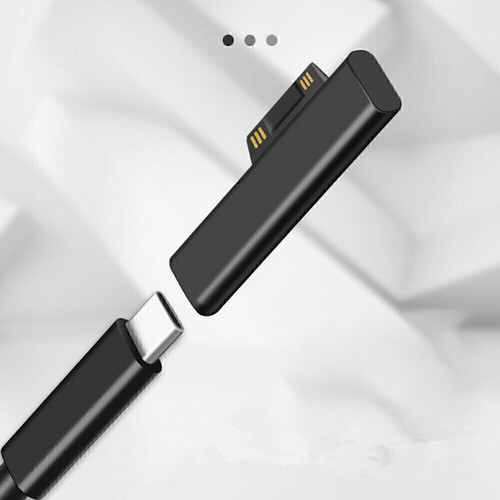 USB C Type Female to PD Charging Power ABS Converter for Surface Pro 3 4 5 6 - Zdjęcie 8 z 10