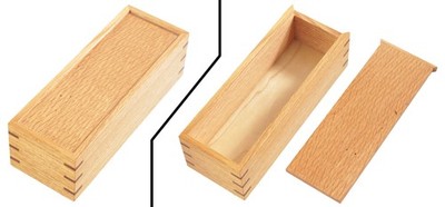 Oak Tool Storage Box for Stanley Marking Gauge by Jeff Healy - mjdtoolparts