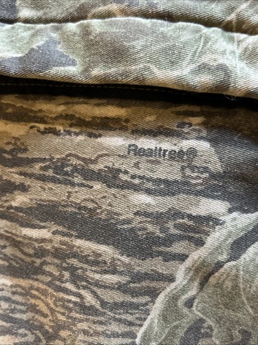 Vtg Liberty Coveralls Mens Large Realtree Hardwoods Camo Quilt Lined Insulated - Picture 8 of 11