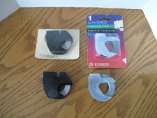 Vintage DYMO Embossing Labeling Tape 3/8" Lot of 4 Red & Black New