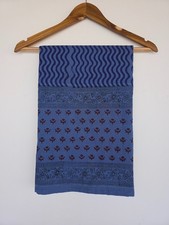 Beach Wrap Pareo, Hand Block Printed Cotton Sarong, Long Scarf, Large Sarong,