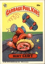 1986 Topps Garbage Pail Kids #89a Hurt Curt