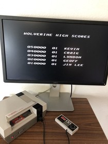 Wolverine Nintendo Entertainment System NES 1991 LJN Official Action Tested Work