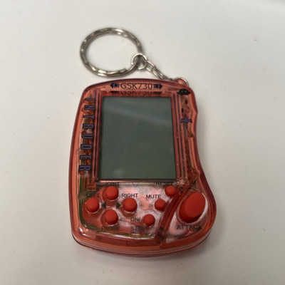 Bandai Digimon GSK730 Virtual Pet Digital Keychain Game Toy Translucent Red