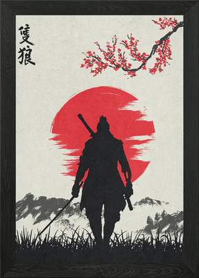 Sekiro Shadow game Framed Wall Art Poster Canvas Print Picture