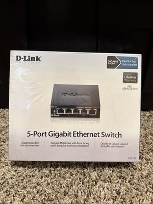 D-Link DGS (DGS-105) 5-Port External Switch - new in sealed box