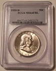 1959 D Franklin Half Dollar MS64 FBL PCGS (B)