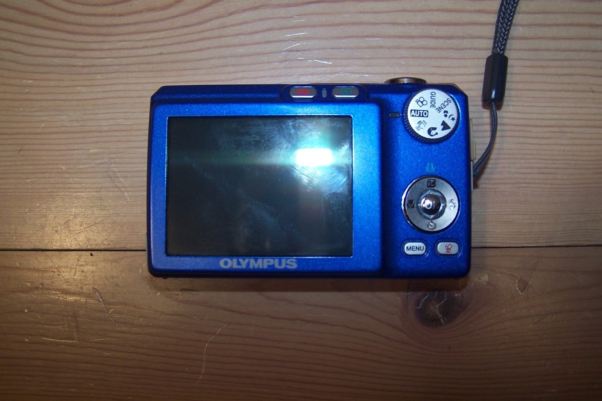 Olympus FE-220 7.1mp Digital Camera Blue | eBay