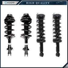 4PCS Front Rear For 2003-04 Subaru Legacy Complete Strut Shock Mount Coil Spring