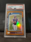 2024 Donruss Optic JJ McCarthy Orange Rated Rookie /249 Vikings PSA 10