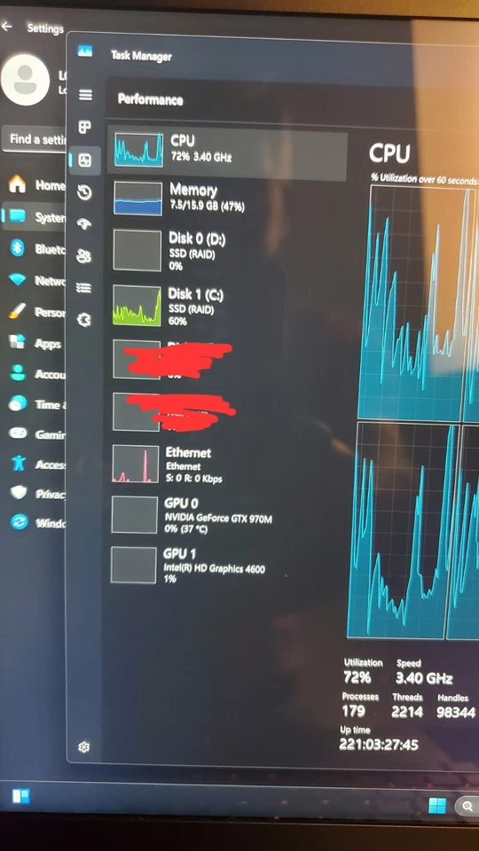 MSI GS60 Ghost Pro GTX 970M Windows 11 Gaming Laptop - Image 2 of 4