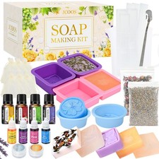 Soap Making Kit, JCOOS Soap Making Kit for Adults and Kids, Soap Making Supplies