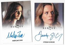 Heroes Autograph Card Madeline Zima Jessalyn Gilsig Rittenhouse Signature lot