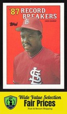 1988 Topps Record Breakers Vince Coleman #1 St. Louis Cardinals Baseball Card