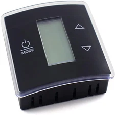 RV Wall Thermostat, 3316250.712 Single Zone RV AC Thermostat -Black, Three Input