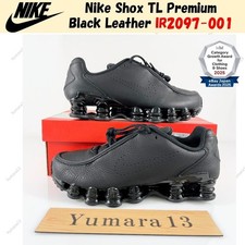 Nike Shox TL Premium Black Leather IR2097-001 Men's Size