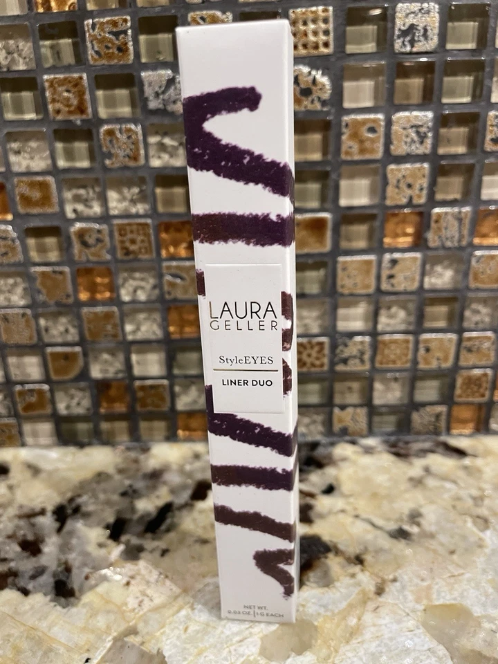 Dúo delineador de ojos estilo Laura Geller - ciruela real/cacao cálido 0,03 oz nuevo en caja Foto 3 de 4