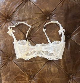 Agent Provocateur white love demi bra