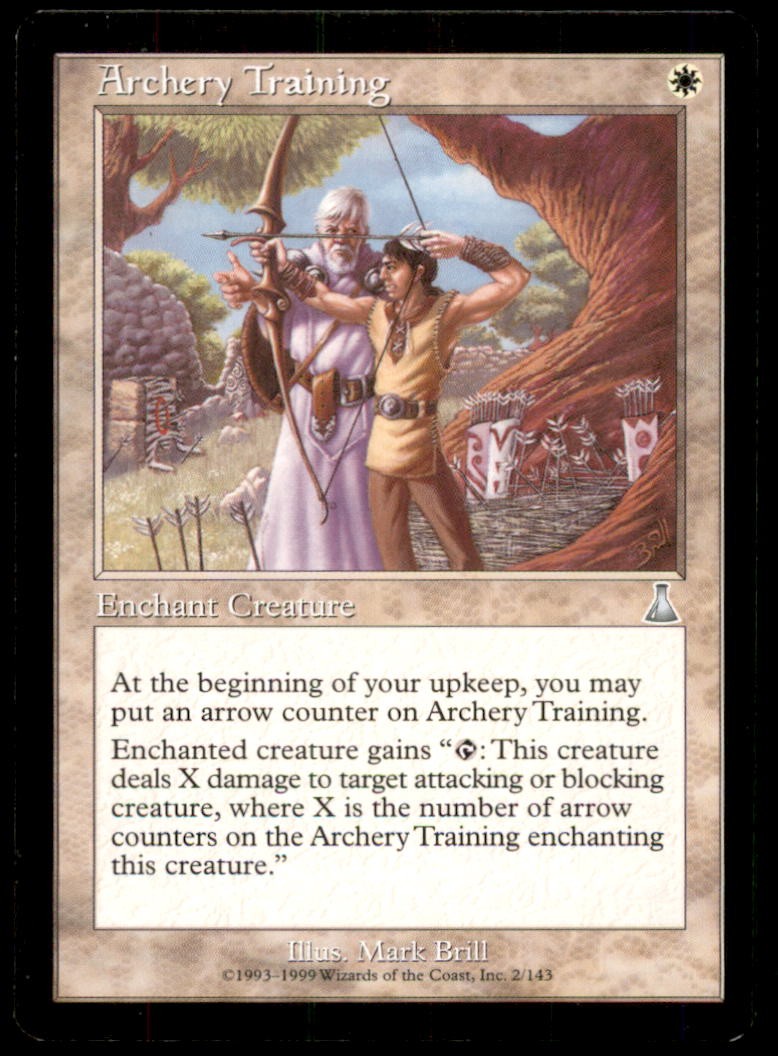 Archery Training LP Light Play Urza's Destiny MTG [10322]