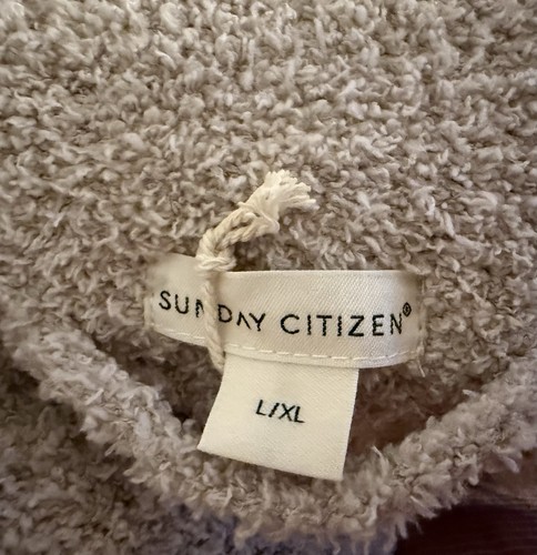 Sunday Citizen Snug Waffle Robe Large / X-Large Taupe Missing Belt NWT - Picture 9 of 9