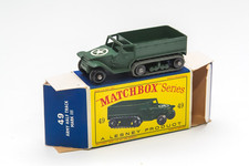 Matchbox Lesney Army Half Track Mark III 49 No Majorette No Hotwheels No Siku