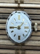 Vintage Bulova 21 Jewels Wrist Watch Movement Not Working Sold As Is